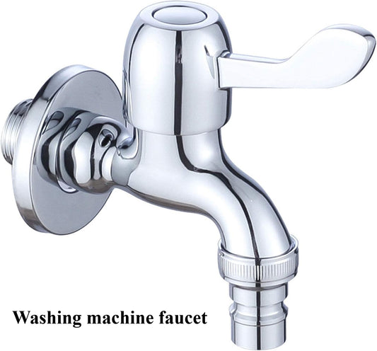 All-copper washing machine faucet, single cold faucet, 4/6 points, household quick-opening tap water nozzle, nozzle