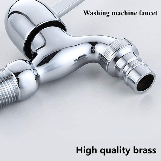 All-copper washing machine faucet, single cold faucet, 4/6 points, household quick-opening tap water nozzle, nozzle