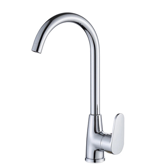 Hot and Cold Vegetable Basin Kitchen Faucet, Commercial Single-hole Electroplated Sink Faucet, Used in Farmhouses and Household Kitchens
